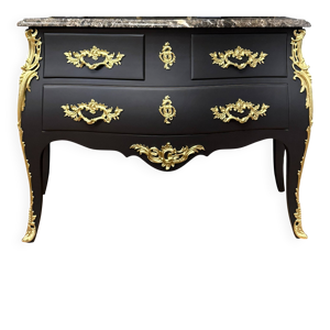 Commode Sauteuse Louis - marbre