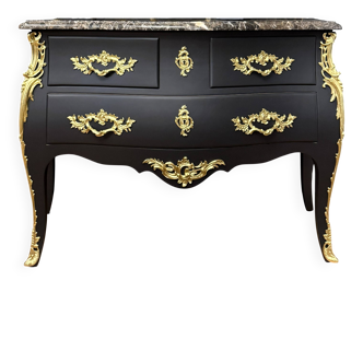 Louis XV Jumping Commode with Marble