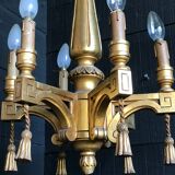 Lustre bois doré