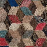 Tapis ancien fait main American Hooked 97cm x 154cm - 1C991