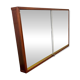 Vintage shallow wooden display shelf/wall support.
