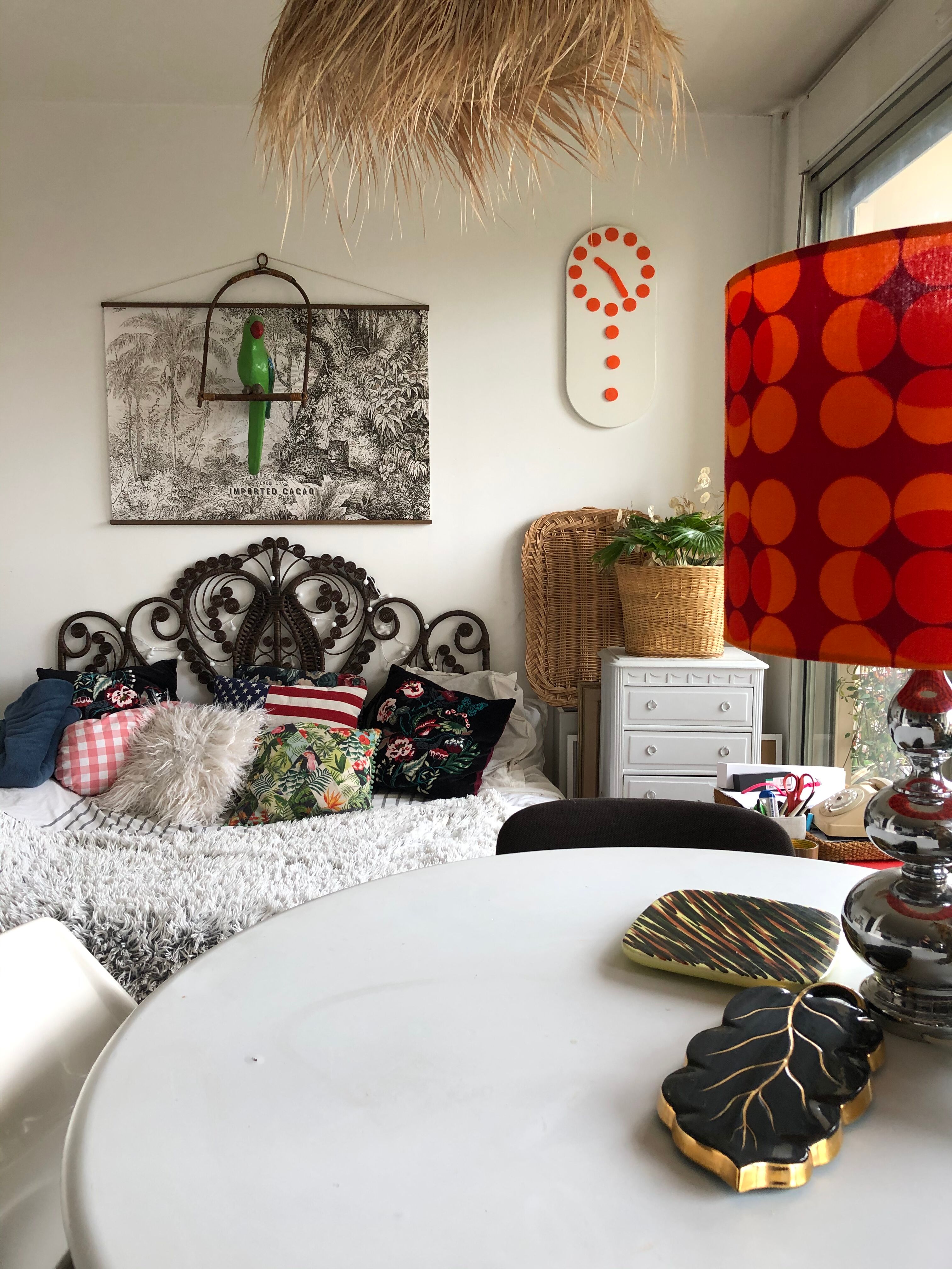 Vintage space age clock