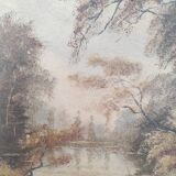 Two paintings by V Dufeutrel