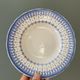 Service of 8 hollow plates Flora Rocaille Creil and Montereau