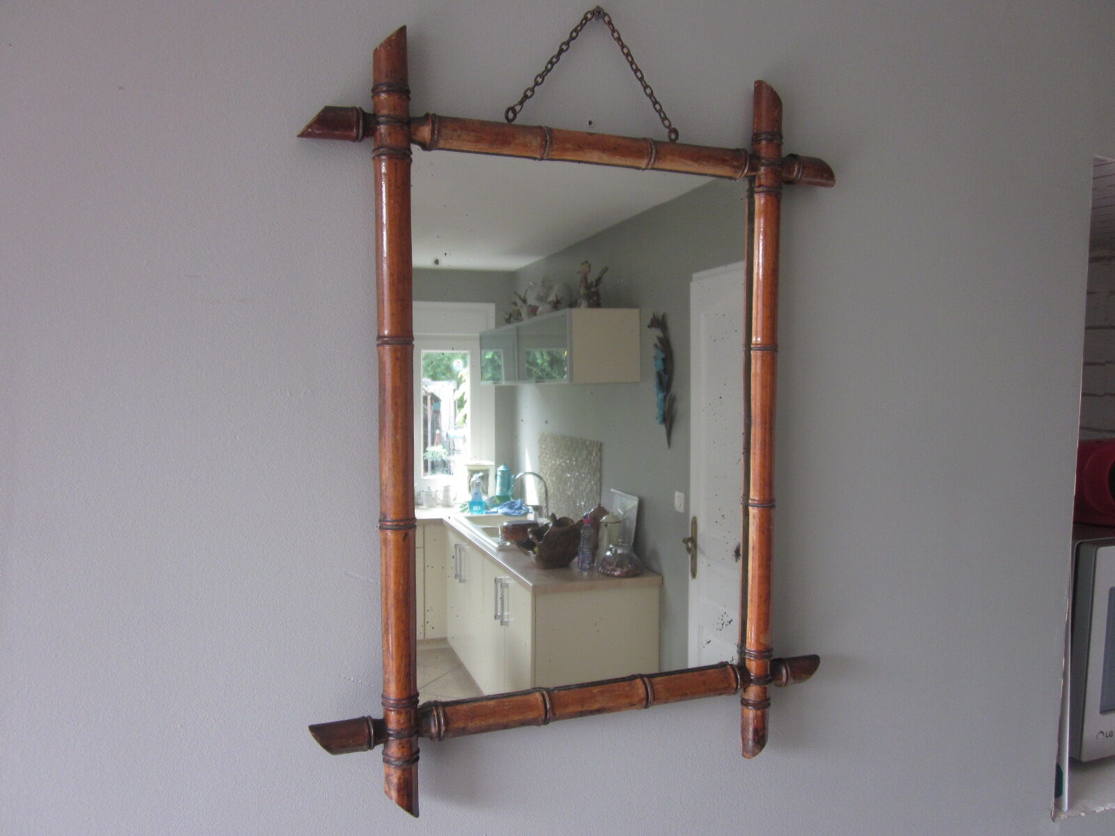 Bamboo mirror - 57x44cm
