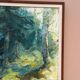 Original Mid Century Swedish Oil on Canva"Forest Brows" by Inga Öfjäll