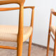 Paire de chaises de salle à manger modèle 56 par Niels O. Møller en chêne