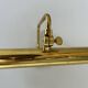 Pair of vintage adjustable brass wall lights, France 1970