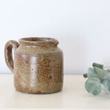 Pyrite sandstone jug, vintage