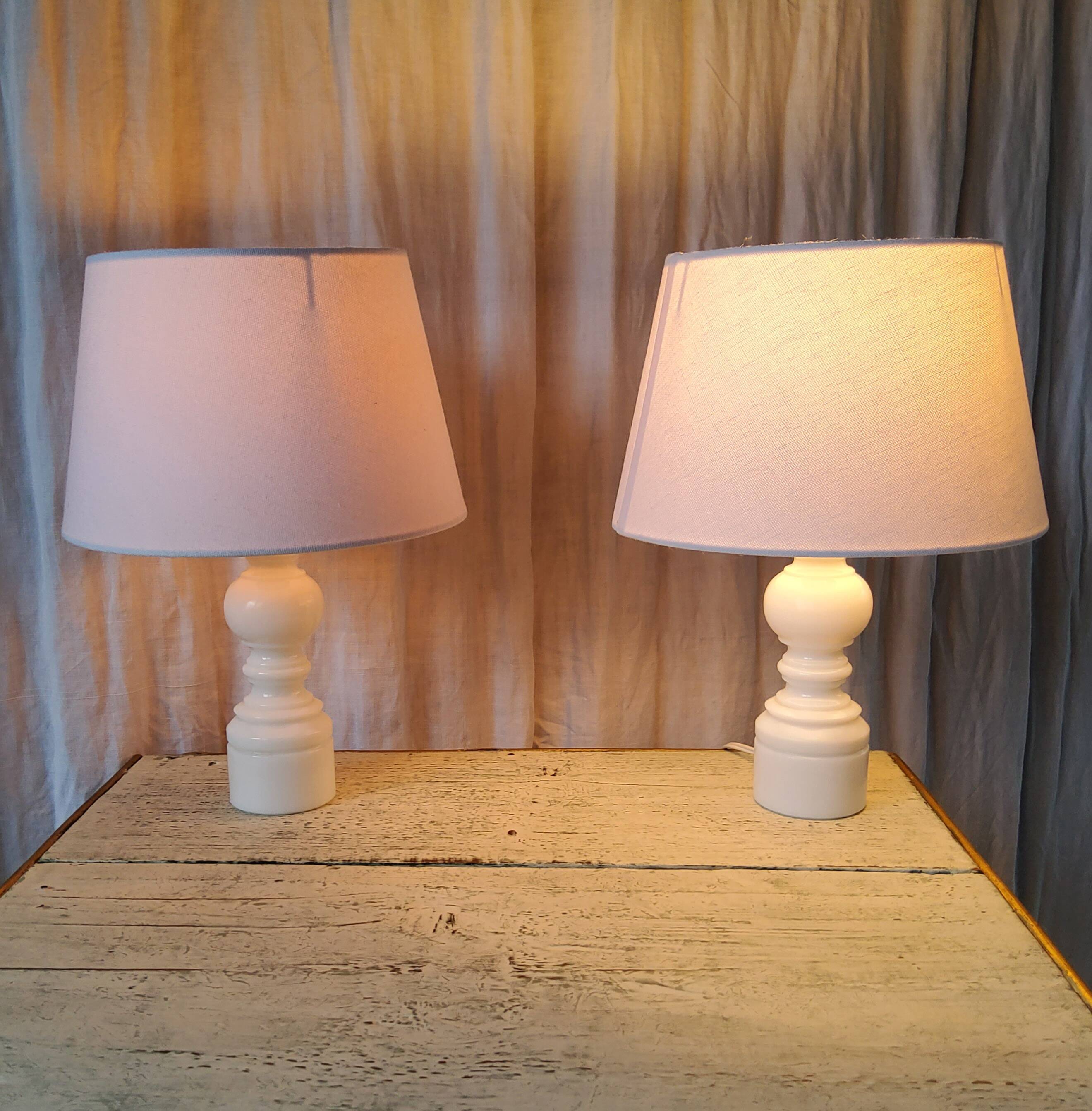 Pair of vintage lamps