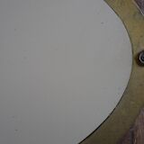 Louis XVI style golden medallion mirror, 63x41 cm