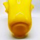 1970S Stunning Jacketed Fazzoletto Vase in Murano Glass. Made in Italy