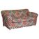 Victorian canapé upholstered in Kilim with turned mahogany legs.