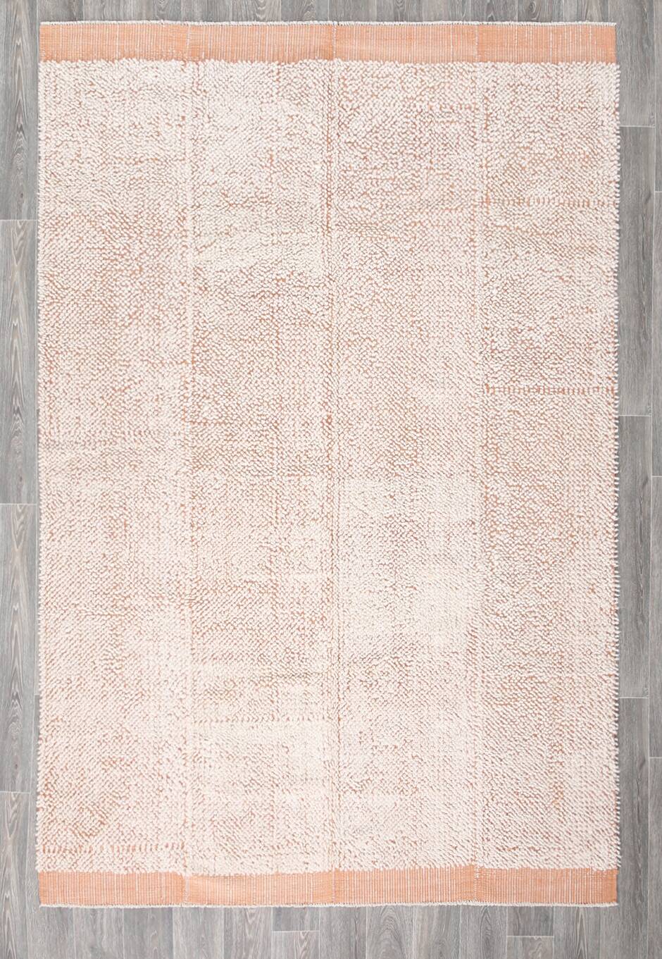 6x10 Rug For Living Room Soft Orange Vintage Rug, 200x307Cm SK 34952