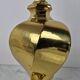 Sculptural Brass Table Lamp, Heavy Quality, Without Shade