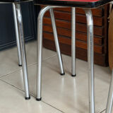 Set of 3 vintage Formica stools