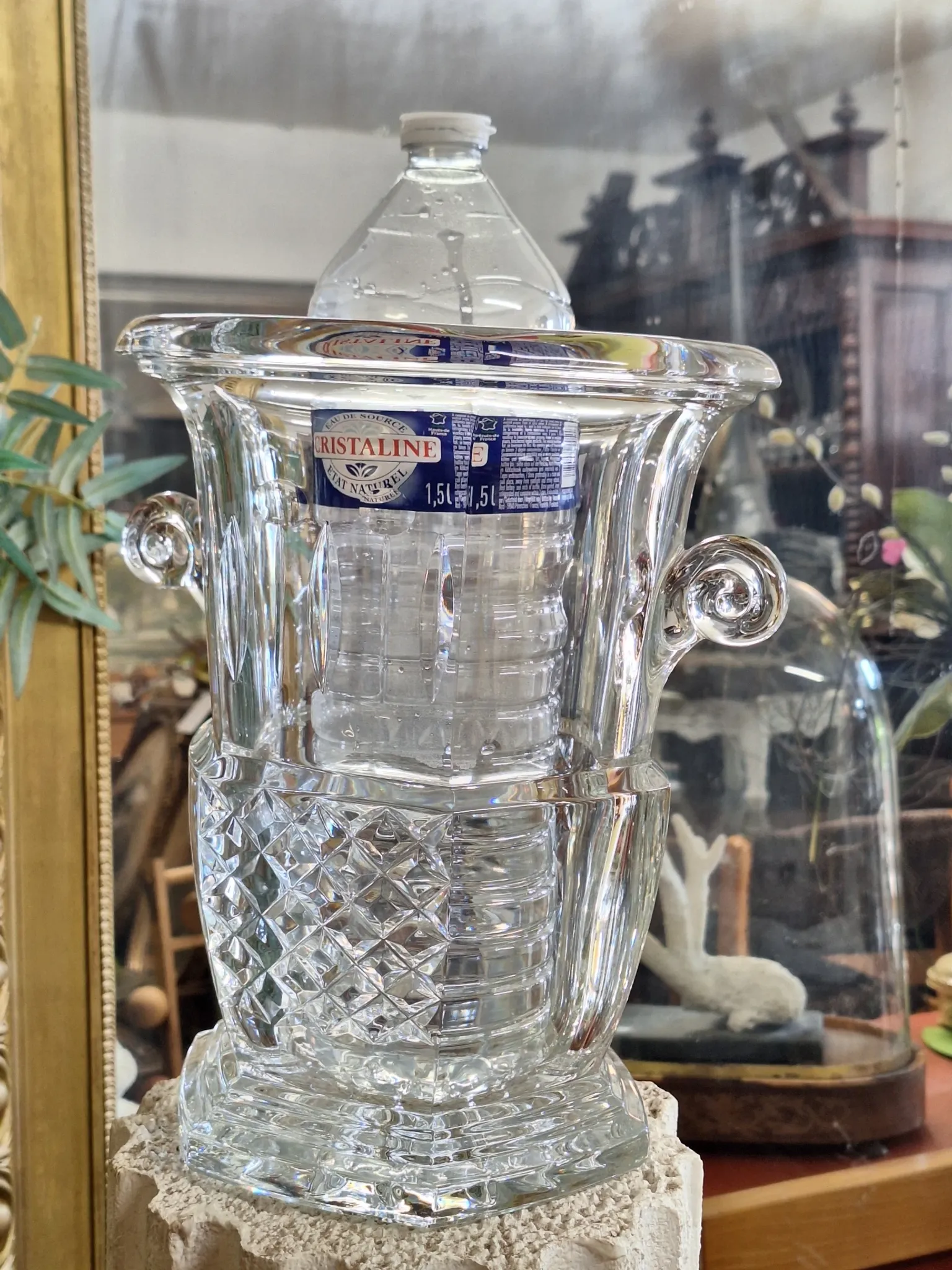 Crystal champagne bucket