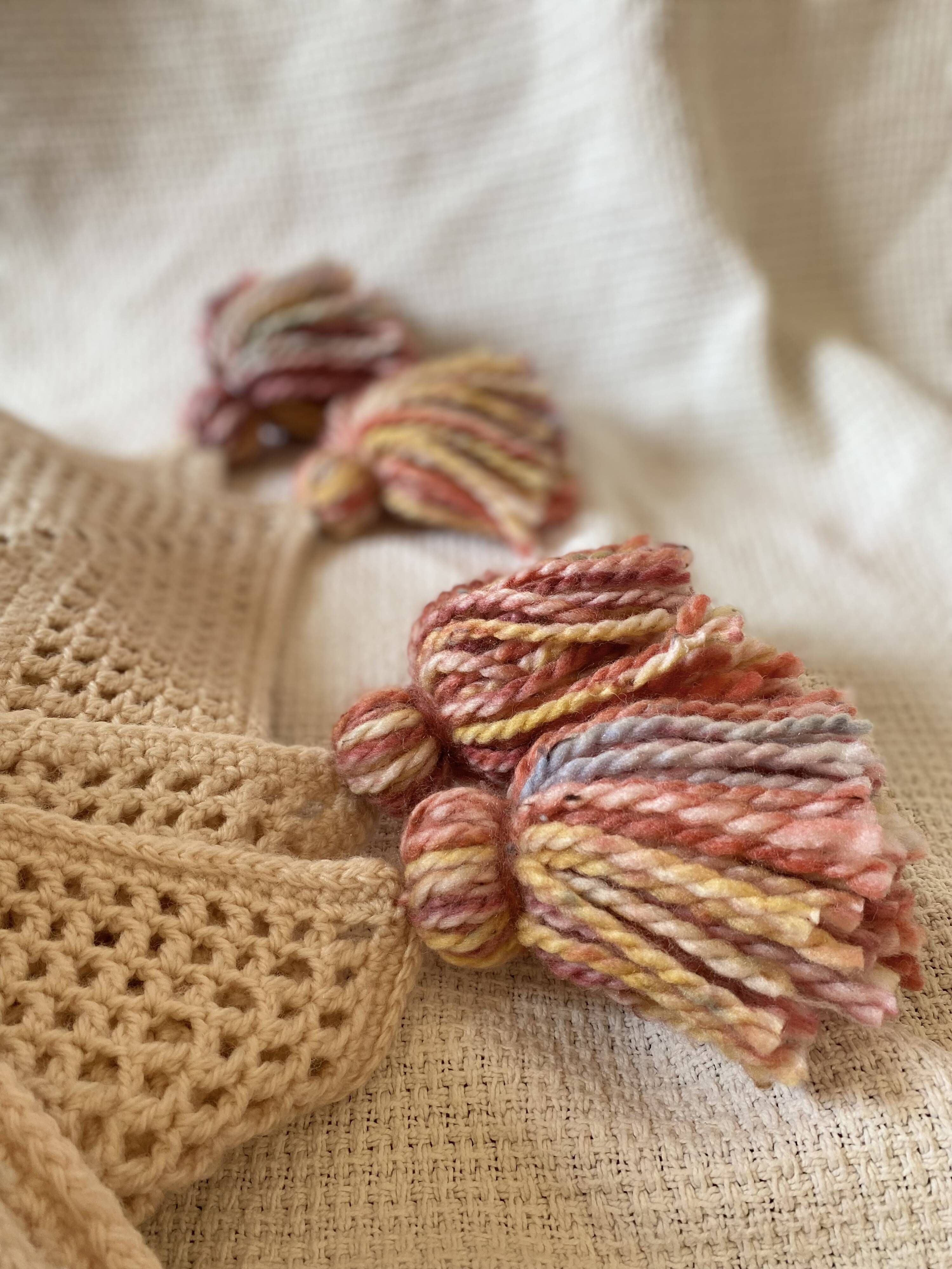 Bedspread - Wool blanket - Knitted