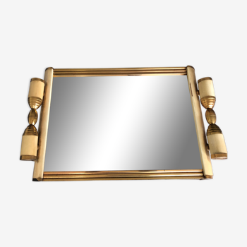 Art deco mirror tray