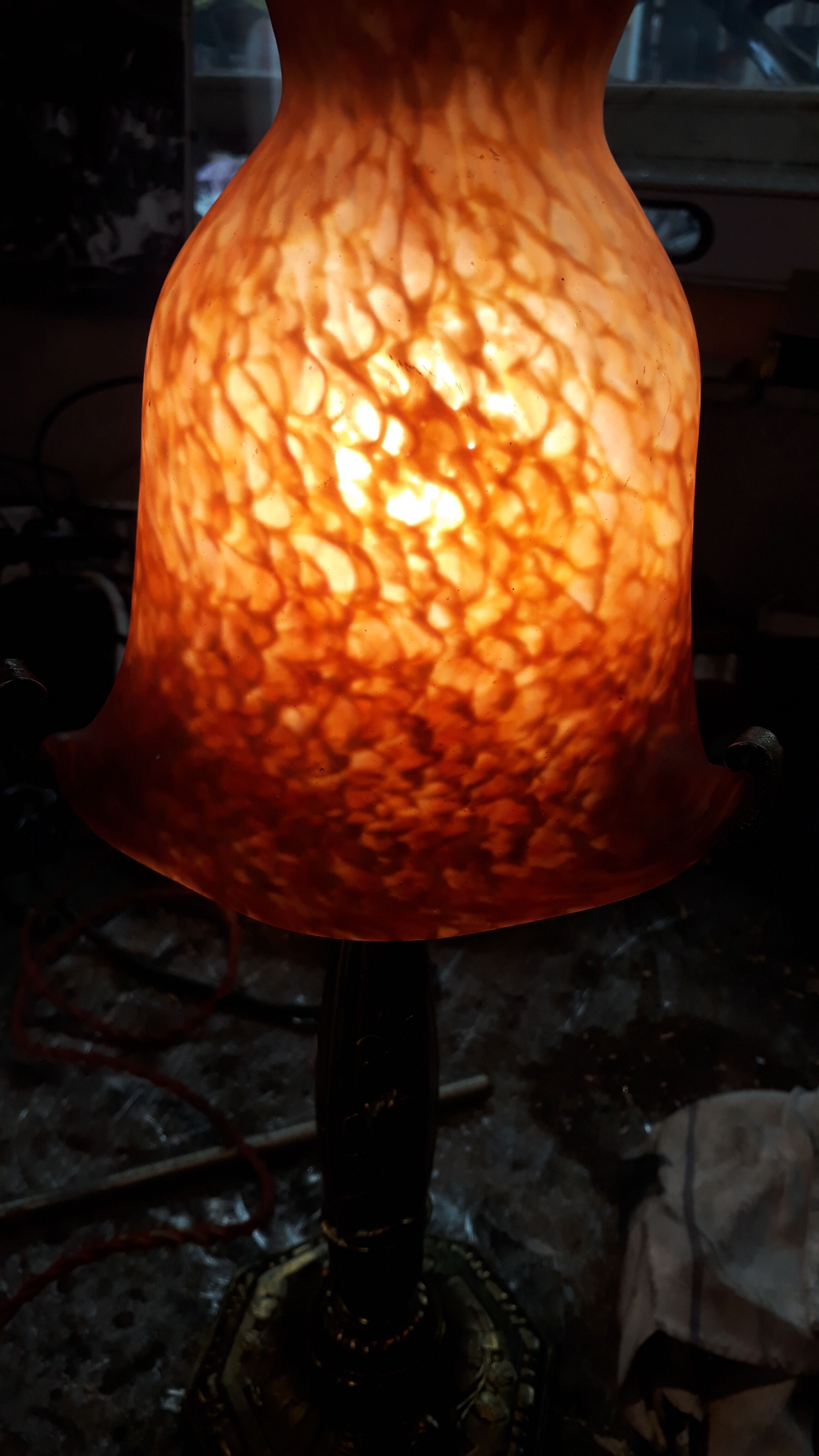 Signed Darloy lamp