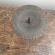 Brutalist cast iron candlestick / candle holder from the '60s.