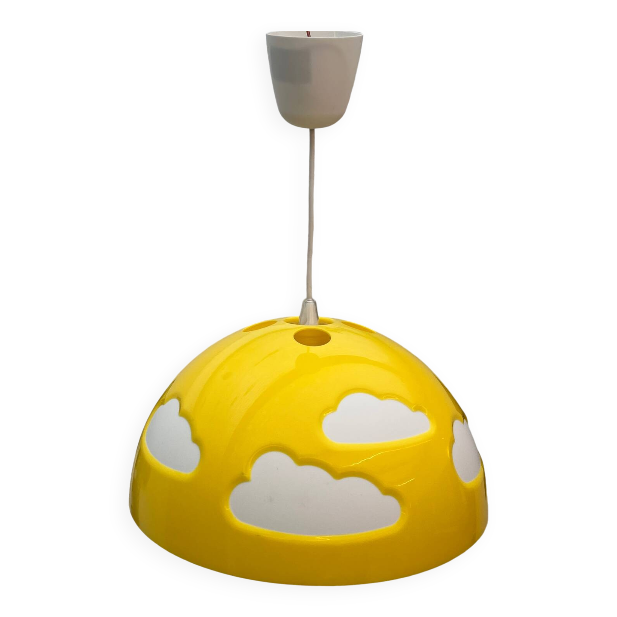 Yellow cloud suspension