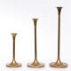 Villeroy & Boch Brass Candle Sticks Germany 1980s Set of 3
