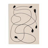 Abstract lines giclee art print 50x70