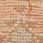 3x13 pale pink & orange turkish runner rug 82x403cm