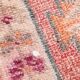 3x12 Vintage Pink & Red Turkish Runner Rug, Super Soft Rug, 86x378Cm