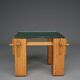 Vintage Pine Brutalist Coffee Table, 1970s