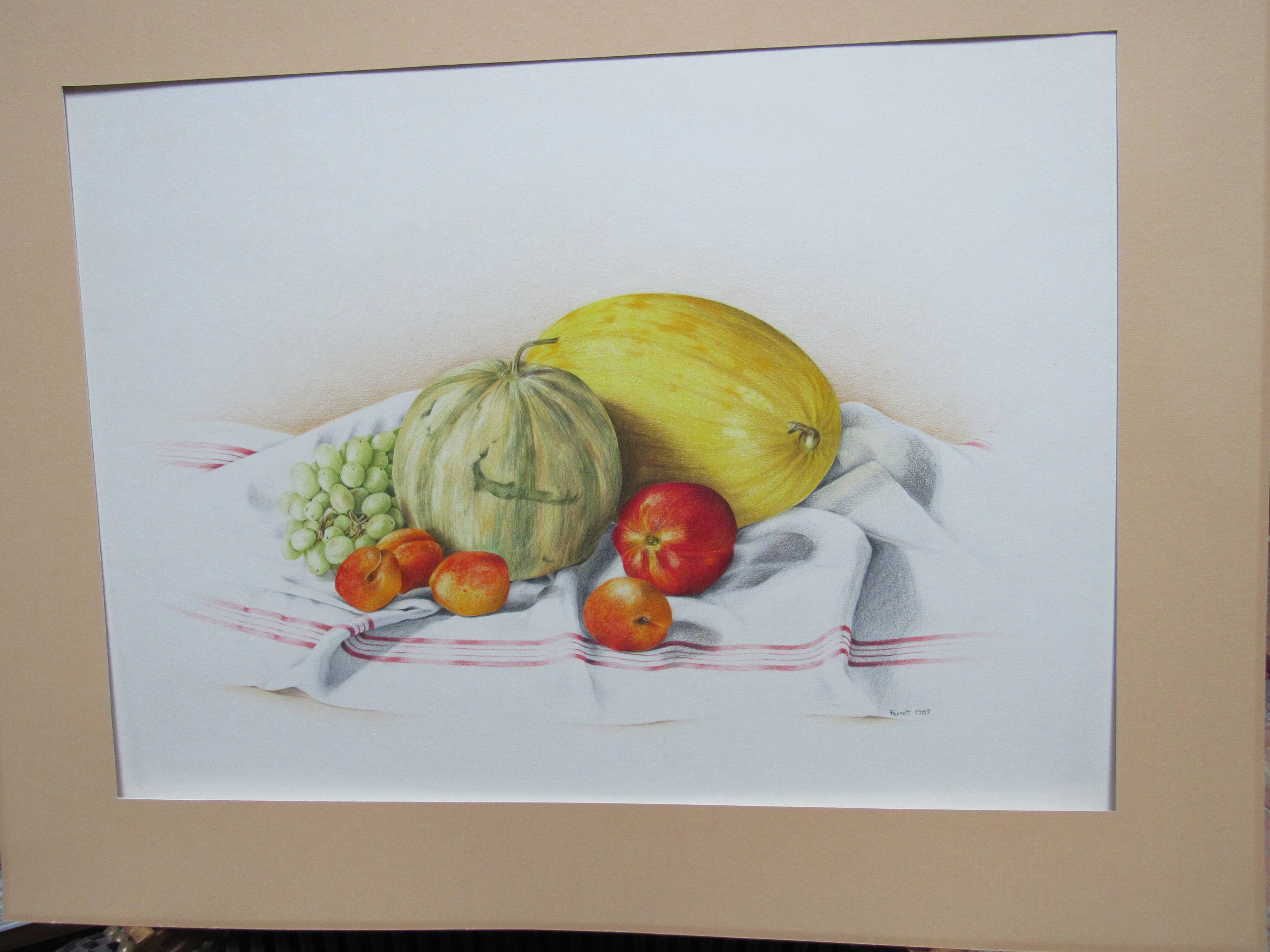 Still life pencil colors