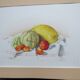 Still life pencil colors