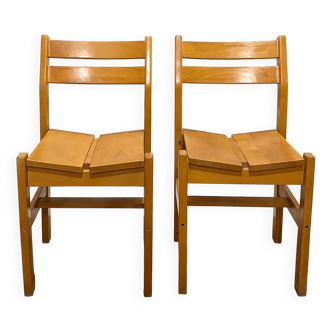 Pair of Les Arcs chairs