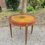Living Room Table, Mahogany Pedestal Table, Directoire Period, 18th Century
