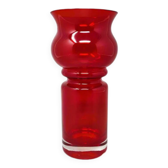 1970s tamara aladin vase tulppaani (#1513) for riihimaki/riihimaen lasi oy