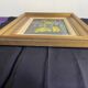 Oil on canvas signed Jordi Vall Escriu Yellow narcissus and two cups