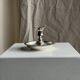 Pair of small antique silver-plated candlesticks D12 H8