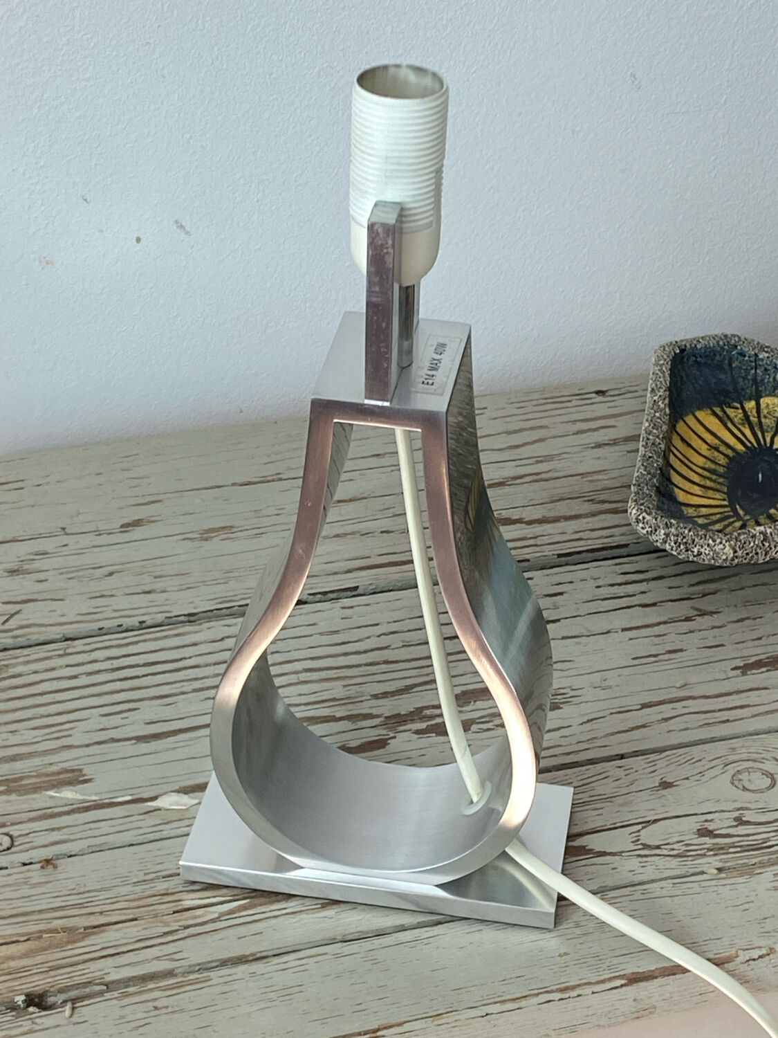 Lampe en aluminium design, Klabb Ikea, années 90
