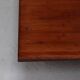 Grande table basse en bambou et bois belge des années 1980