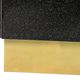 Large bar in black lacquer and gilded brass by Jean-Claude Mahey