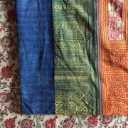 Traditional Indian patchwork bed throw/sofa 140*190