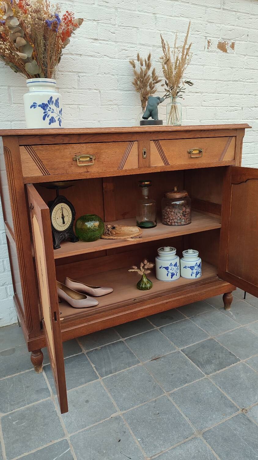 Art Deco oak sideboard
