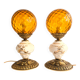 French Hollywood Regency lamp set