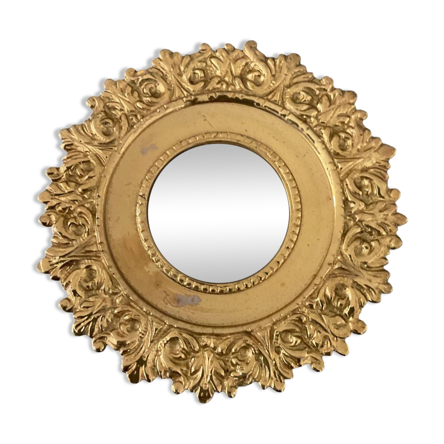 Miniature Witch's Eye Mirror in Bronze