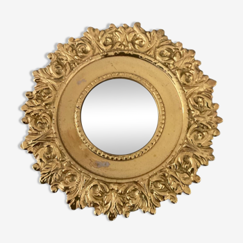 Miroir Œil de sorcière miniature en bronze