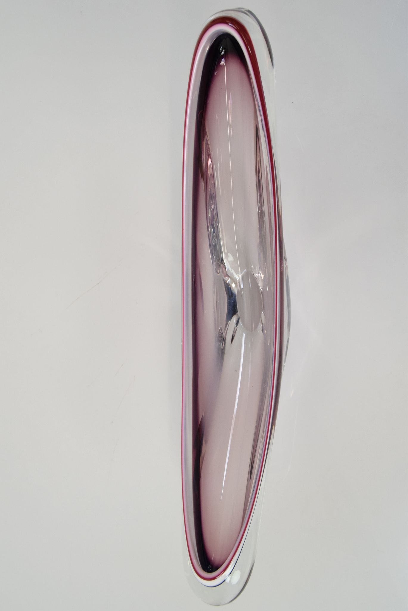 Mid-century Glass Bowl,designed Josef Hospodka for Chribska,1960's.