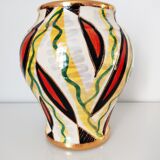 Hubert Bequet vase in earthenware