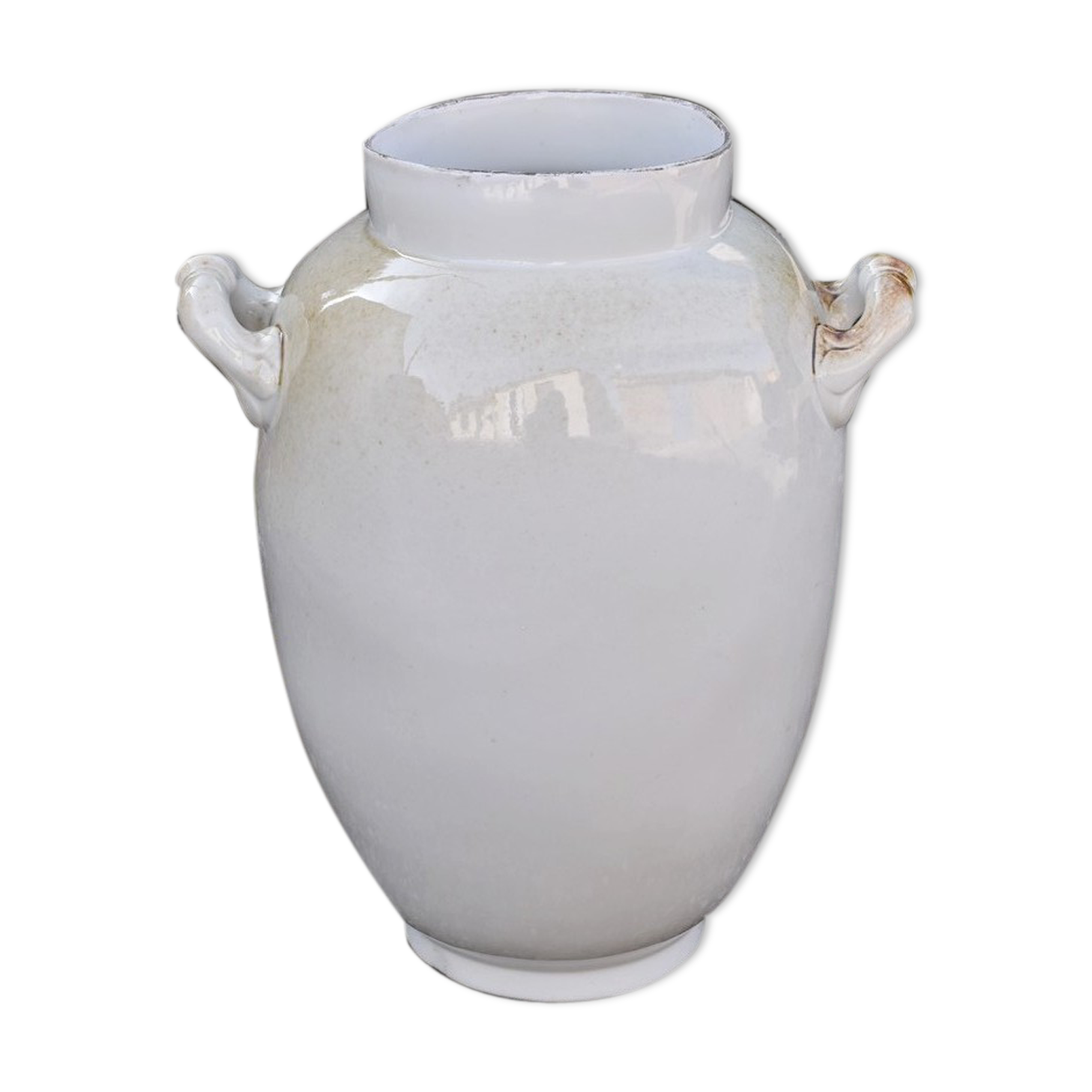 Large Jarre vase in Porcelain by Bernardaud in Limoges