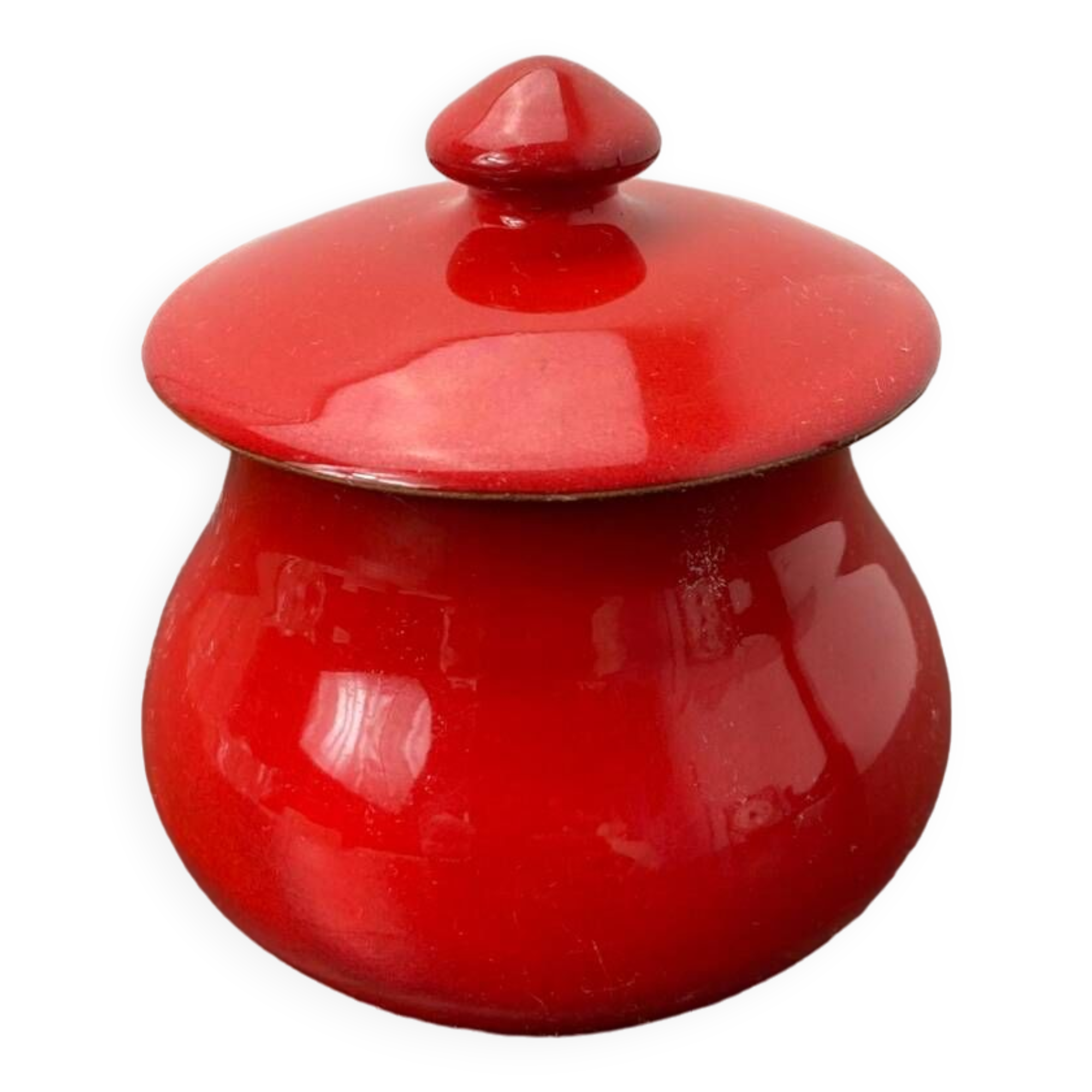Vallauris ceramic sugar bowl